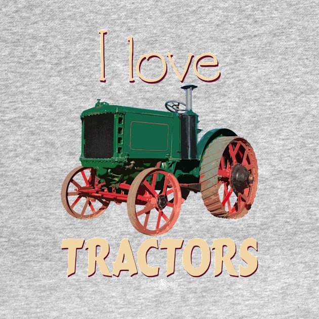 I Love Tractors Fiat by seadogprints